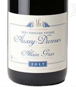 Très vielles vignes - Auxey Duresses - Domaine Alain Gras - 2021 - Rouge