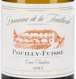 Pouilly-fuissé - Domaine De La Feuillarde - 2018 - Blanc