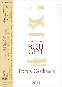 Points Cardinaux Métiss - Domaine BOTT GEYL - 2018 - Blanc