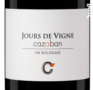 Jours de vigne - Domaine de Cazaban - 2020 - Rouge