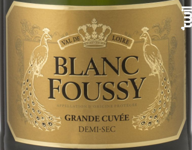 BLANC FOUSSY - BLANC FOUSSY GRANDE CUVEE DEMI-SEC - Blanc Foussy - Grandes Caves Saint Roch - 2019 - Effervescent