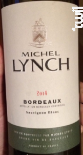 Michel Lynch - Jean-Michel Cazes - Michel Lynch - 2014 - Blanc