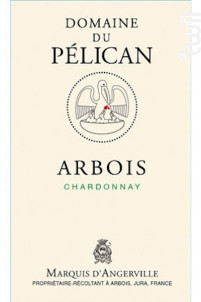 ARBOIS CHARDONNAY - Domaine du Pélican - 2020 - Blanc