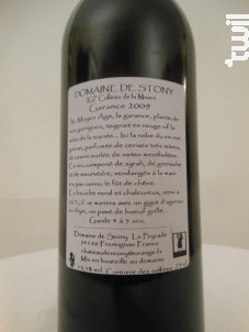 Garance - Domaine de Stony - 2009 - Rouge