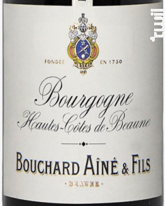 Hautes-Côtes de Beaune - Bouchard Aîné et Fils - 2017 - Rouge