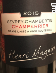 Gevrey-Chambertin Champerrier - Henri Magnien - 2021 - Rouge