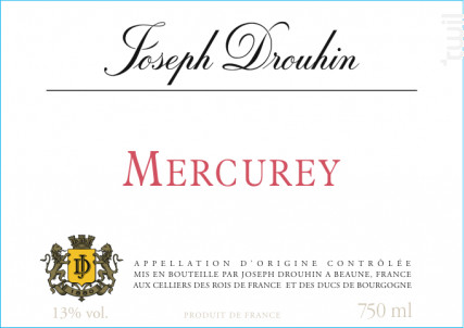 Mercurey - Maison Joseph Drouhin - 2020 - Rouge