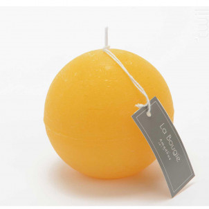 Bougie Grande Sphère 8 Cm Moutarde lot De 6 - Amadeus -  - 