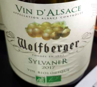 Sylvaner Vin Biologique - Wolfberger - 2017 - Blanc
