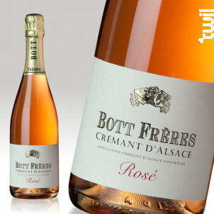 Crémant Rosé Brut - DOMAINE BOTT FRERES - Non millésimé - Effervescent