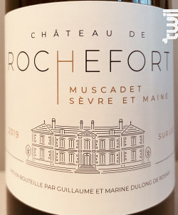 Méthode traditionnelle - Les Bulles de Rochefort - Château de Rochefort - 2020 - Effervescent