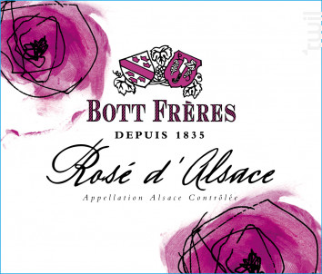 Rosé d'Alsace - DOMAINE BOTT FRERES - 2018 - Rosé