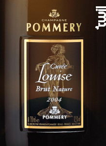Cuvée Louise Nature - Champagne Pommery - 2004 - Effervescent
