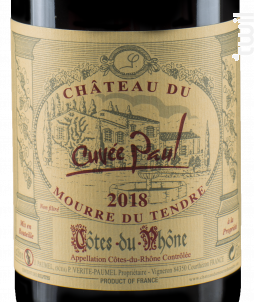 Cuvée Paul - Château du Mourre du Tendre - 2019 - Rouge