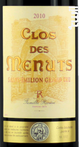 Clos Des Menuts - Clos des Menuts - 1964 - Rouge