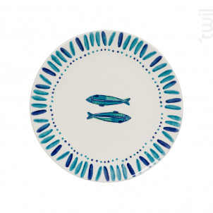 Assiette Plate Kyanos 27 Cm lot De 6 - table passion -  - 