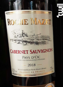 Cabernet Sauvignon - Roche Mazet - 2018 - Rouge