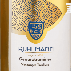 Gewurztraminer Vendanges Tardives - Famille Ruhlmann Schutz - 2022 - Blanc