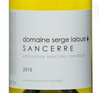 Sancerre - Domaine Serge Laloue - 2024 - Blanc
