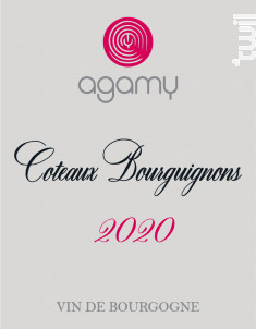 COTEAUX BOURGUIGNONS - Agamy - 2020 - Rouge