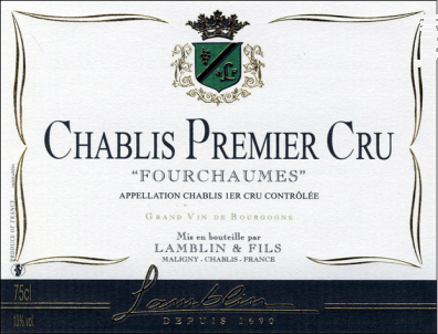 Chablis 1er Cru Fourchaumes - Domaine Lamblin et Fils - 2023 - Blanc