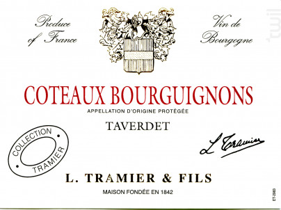 Coteaux Bourguignons - Maison L. Tramier et Fils - 2016 - Rouge