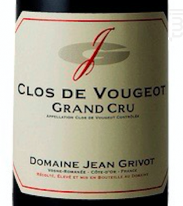 Clos De Vougeot - Domaine Jean Grivot - 2007 - Rouge