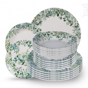 Service De Vaisselles 18 Pièces Natura - table passion -  - 