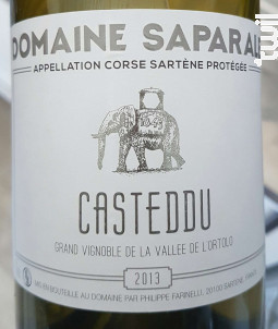 Casteddu - Domaine Saparale - 2022 - Rouge