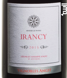 Irancy - Vignoble Angst - 2023 - Rouge