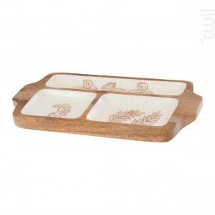 Plat Apéritif Hector 30 5 X 18 5 Cm - Amadeus -  - 