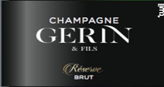 Brut Réserve - Champagne Gerin - Non millésimé - Effervescent