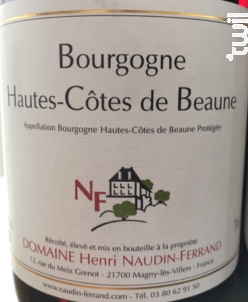 Bourgogne Hautes-Côtes de Beaune - Domaine Naudin-Ferrand - 2022 - Rouge