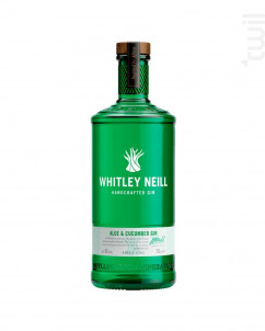 Whitley Neill Aloe & Cucumber Gin - Whitley Neill - Non millésimé - 
