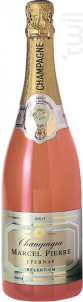 Rosé Brut - Champagne Marcel Pierre - Non millésimé - Effervescent