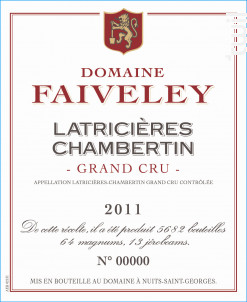 Latricières-Chambertin Grand Cru - Domaine Faiveley - 2017 - Rouge