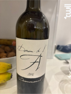 DOMAINE DE L'A - Domaine de l'A - 2016 - Rouge