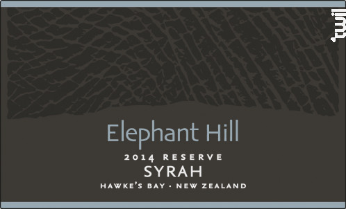 RESERVE SYRAH - ELEPHANT HILL - 2013 - Rouge