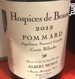Hospices de Beaune Pommard Cuvée Billardet - Albert Bichot - 2021 - Rouge