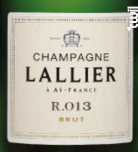 Brut R.013 - Champagne Lallier - Non millésimé - Effervescent