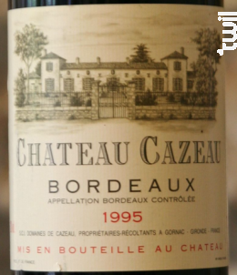 Château Cazeau - Maison Le Star - Château Cazeau - 1988 - Rouge