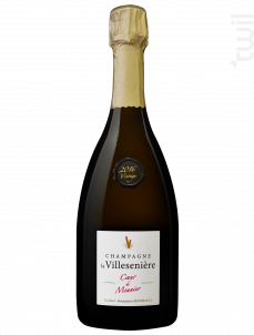 Cœur de Meunier • Extra Brut - Champagne La Villesenière - 2016 - Effervescent