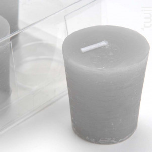 Lot De 4 Bougies Votive 4 6 X 5 1 Cm Gris - Amadeus -  - 