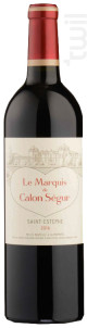 Le Marquis - Château Calon Ségur - 2016 - Rouge