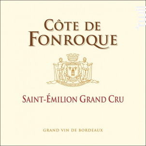 Côte de Fonroque - Vin Bio - Château Fonroque - 2015 - Rouge