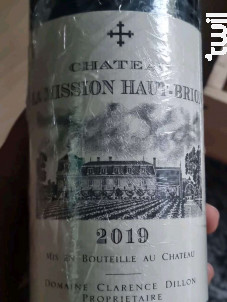 Château La Mission Haut Brion - Château La Mission Haut Brion - Domaine Clarence Dillon - 2019 - Rouge
