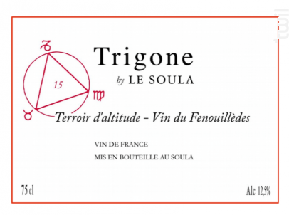 Trigone Rouge n°15 - Le Soula - Non millésimé - Rouge