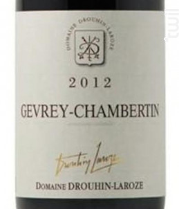 Gevrey-Chambertin - Domaine Drouhin Laroze - 2013 - Rouge
