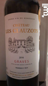 Château Les Clauzots - Vignobles Tach- Château Les Clauzots - 2016 - Rouge