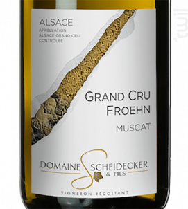 Muscat Grand Cru Froehn - Scheidecker et Fils - 2019 - Blanc